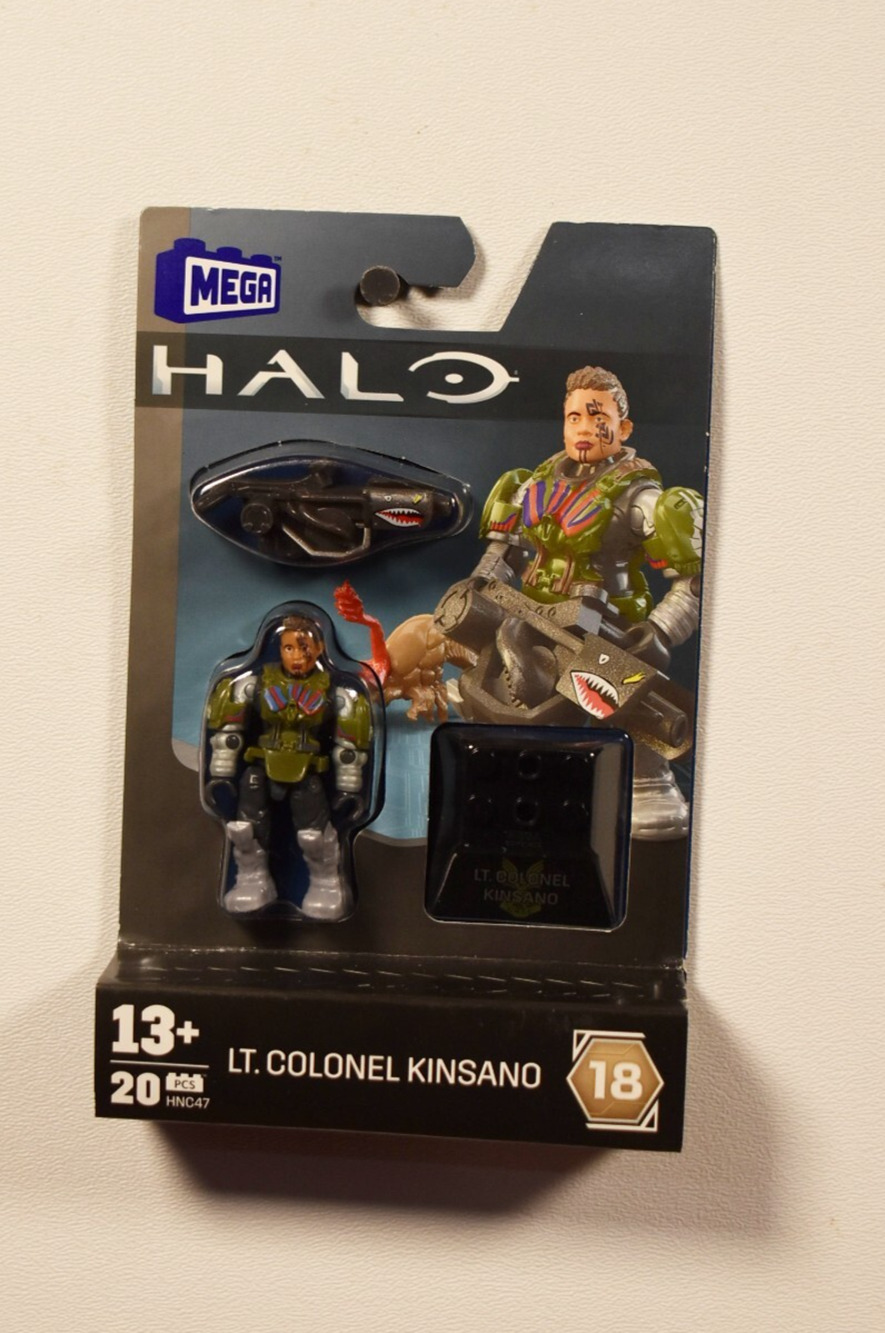 MEGA Construx Halo Universe S18 LT. COLONEL KINSANO Micro Action Figure